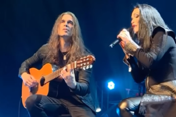 “Uma explosão de talento no palco: Tarja Turunen e Kiko Loureiro arrasam